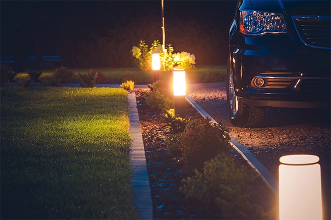 Driveway lighting bollard lights ideas - Premier Ponds Driveway lighting bollard lights ideas