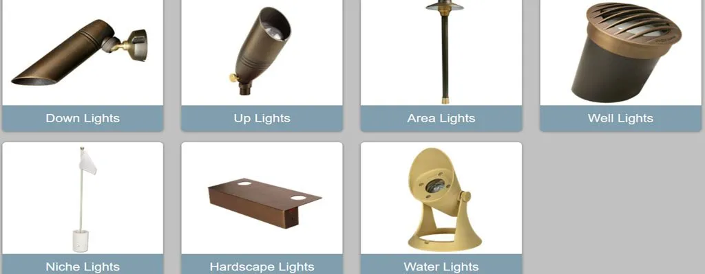 a bunch of different types of lighting fixtures.