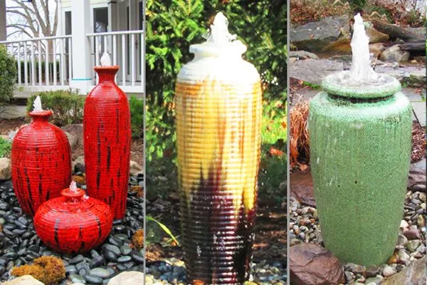 a series of photos showing different types of vases.